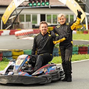 Speed Kartoverall SILVERSTONE RS-2 schwarz/gelb Gr. XL